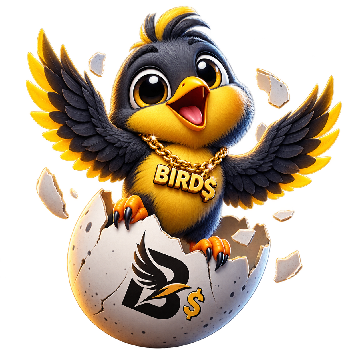 BIRD$ hatching bird found-job marker
